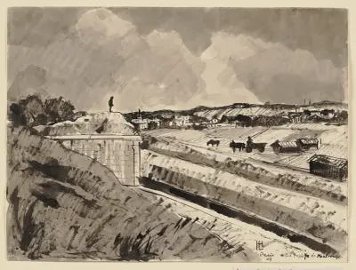 Les Fortification de Montrouge av Hermann Lismann