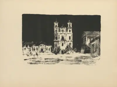 Barockkirche in Grodno av Hermann Struck