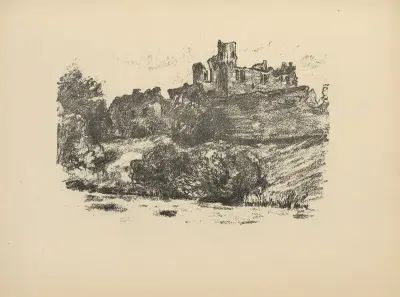 Burgruine Doblen av Hermann Struck