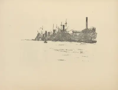Kriegshafen von Libau av Hermann Struck