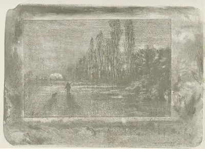 Malý lovec. Podzimní ráno, Félix Hilaire Buhot