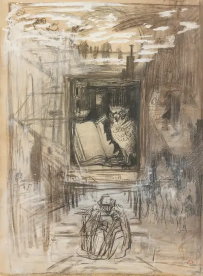 Ugglan, 1883 – Nr. 2, Félix Hilaire Buhot