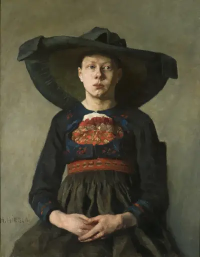 A Bavarian Peasant Girl, Hanna Hirsch-Pauli