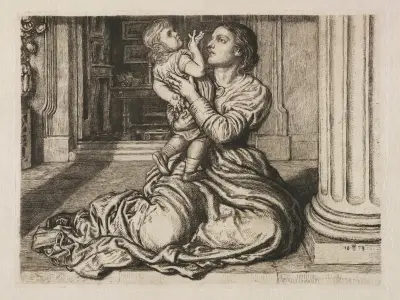 The Father’s Leave Taking av William Holman Hunt
