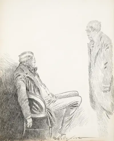 Hearst and the man that [illegible] him av Homer Davenport