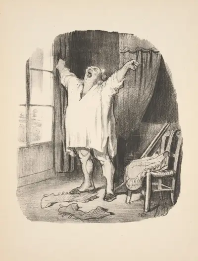Hunting and fishing Pl.11 av Honoré Daumier