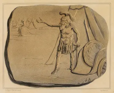 La colère d’Agamemnon av Honoré Daumier