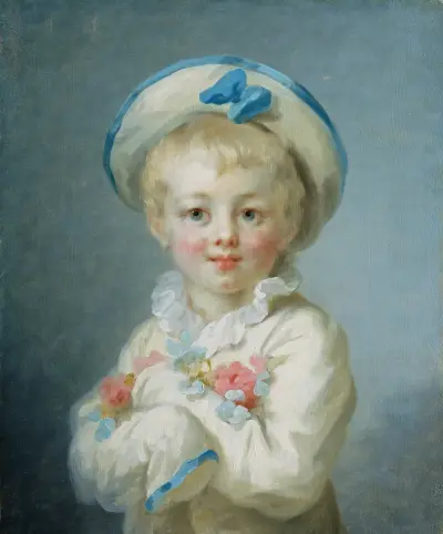 A Boy as Pierrot av Jean-Honoré Fragonard