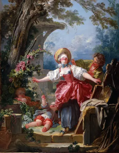 Blindekuh von Jean-Honoré Fragonard