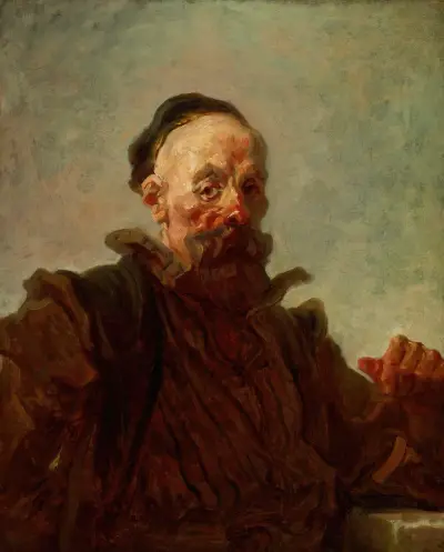 Portret mężczyzny w stroju, Jean-Honoré Fragonard