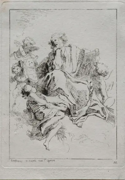 Saint Luke von Jean-Honoré Fragonard