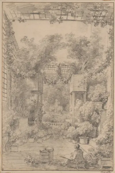 The Draftsman von Jean-Honoré Fragonard