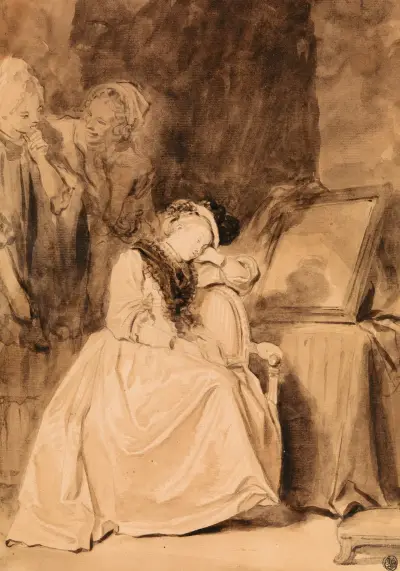 The Dreamer von Jean-Honoré Fragonard