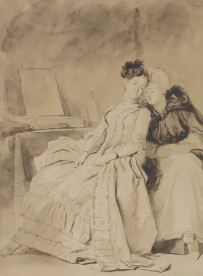 The Intimate Conversation av Jean-Honoré Fragonard