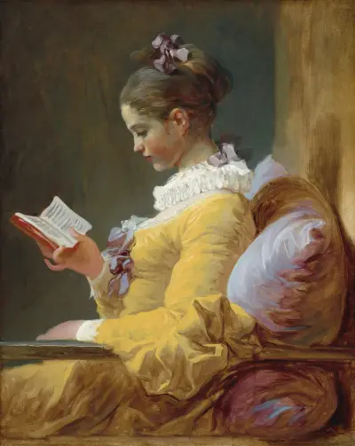Young Girl Reading von Jean-Honoré Fragonard