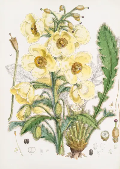 Meconopsis Nepalensis, dc., Walter Hood Fitch