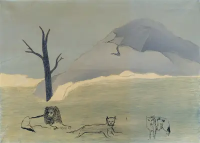 Holy Mountain IV av Horace Pippin