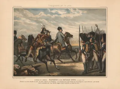 Wars of the Empire – Napoleon at the Battle of Jena (October 14, 1806) av Horace Vernet