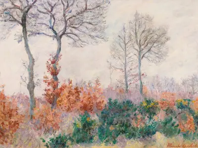Holzschlag im Herbst (Wintereffekt) von Blanche Hoschedé-Monet