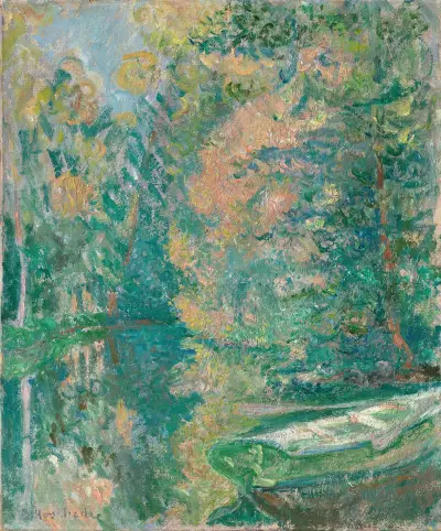 Das Boot auf der Epte von Blanche Hoschedé-Monet
