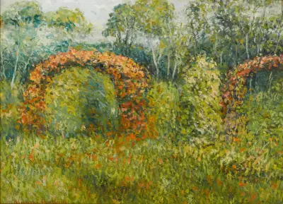 Der Rosengarten in Giverny, Nr. 1 von Blanche Hoschedé-Monet