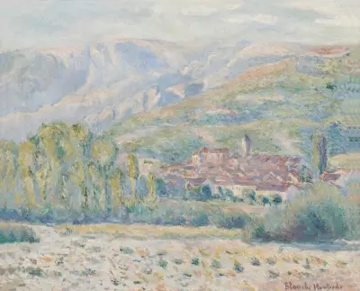 Dorf Poujal-sur-Orb (Hérault) von Blanche Hoschedé-Monet