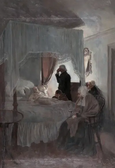 Death Of Washington av Howard Pyle
