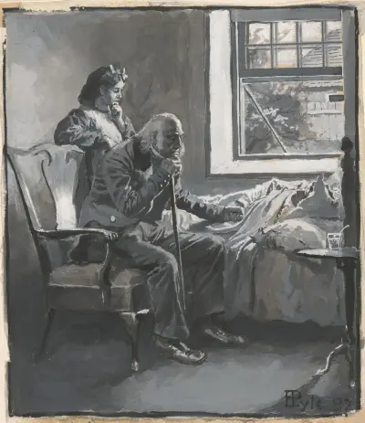 Grandfather and Little Benny av Howard Pyle