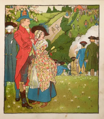 Yankee Doodle: An old friend in a new dress Pl.3 av Howard Pyle