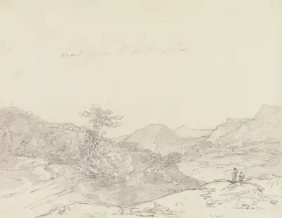 Mezi Llangollen a Oswestry, George Howland Beaumont