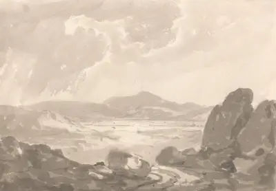 Pohled na údolí, George Howland Beaumont