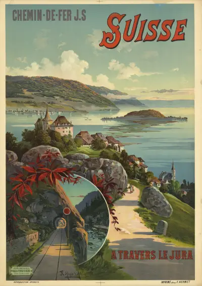 A travers le Jura – Suisse, Frederic Hugo d’Alési