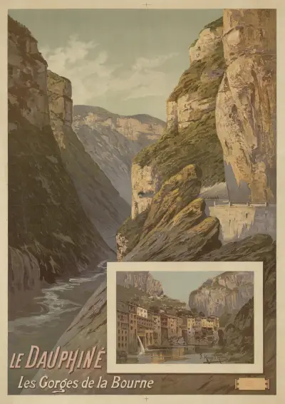 Le Dauphiné. Les Gorges de La Bourne, Frederic Hugo d’Alési