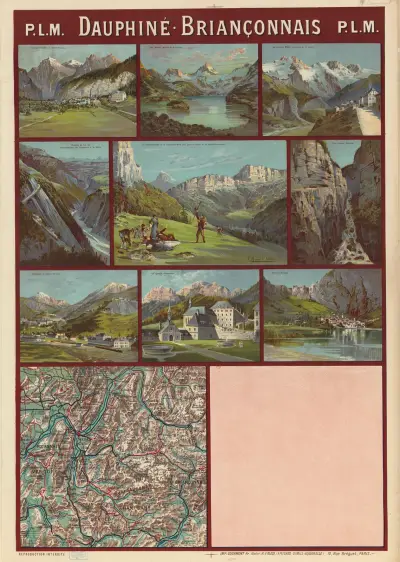PLM. Dauphiné. Briançonnais. Alpes du Dauphiné et du Briançonnais, Frederic Hugo d’Alési
