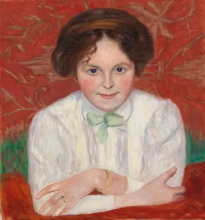 Portrait Of Inge Simberg von Hugo Simberg