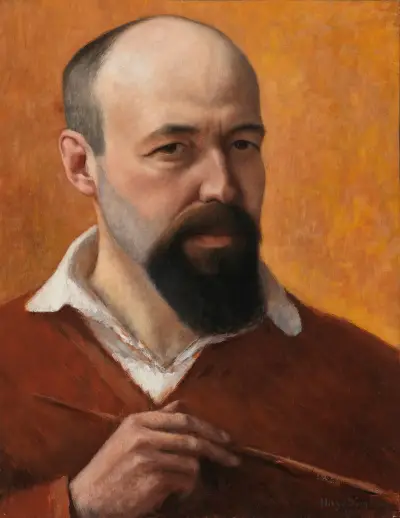 Self-Portrait, 1914 von Hugo Simberg