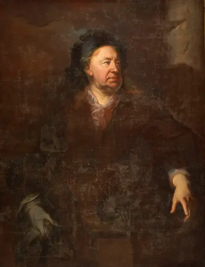 Everhard Jabach, dit l’homme aux gants gris av Hyacinthe Rigaud