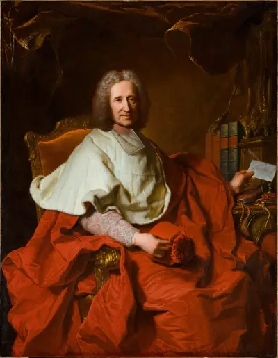Portrait of Cardinal Guillaume Dubois av Hyacinthe Rigaud