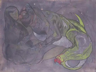 Chameleo, from the series; ‘Astronomical compositions’ av Stanisław Ignacy Witkiewicz