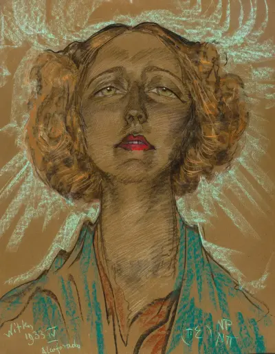 Portret Eugenii Bundykowej, 1933 – Nr. 1, Stanisław Ignacy Witkiewicz