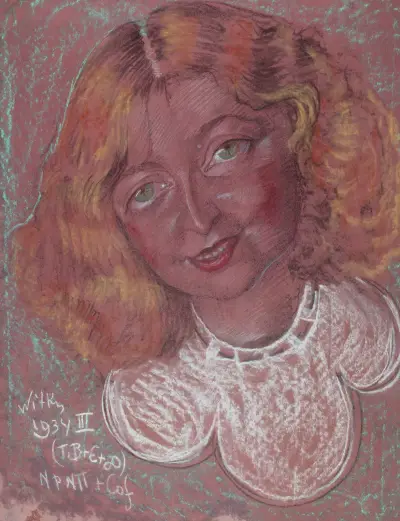 Portret Eugenii Bundykowej, 1934 – nr 1 av Stanisław Ignacy Witkiewicz