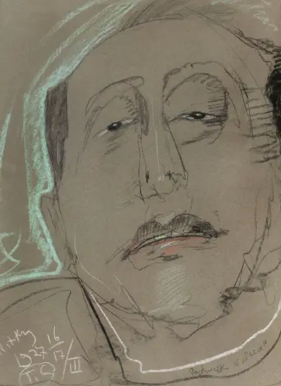 Portret Leona Reynela, 1927 – nr 3 av Stanisław Ignacy Witkiewicz