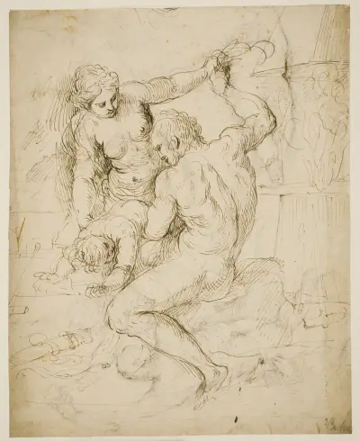 Amor tugtes av Jacopo Palma il Giovane