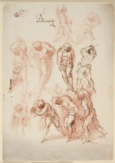 Studier til en Flagellation av Jacopo Palma il Giovane