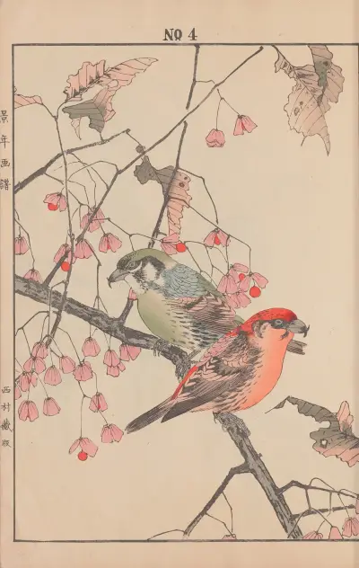Keinen kachō gafu Pl.127, Imao Keinen