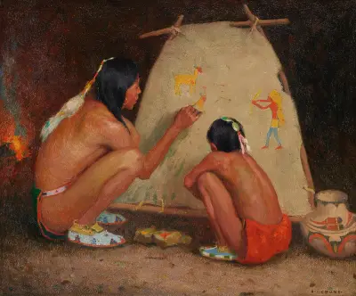 Indian Painter av Eanger Irving Couse