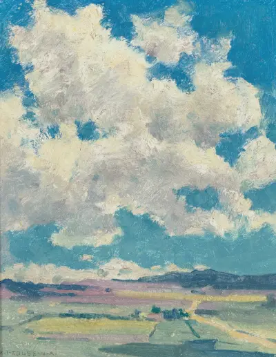 Over the Taos Valley av Eanger Irving Couse