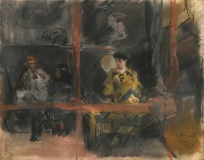Fete de montmartre av Isaac Israëls