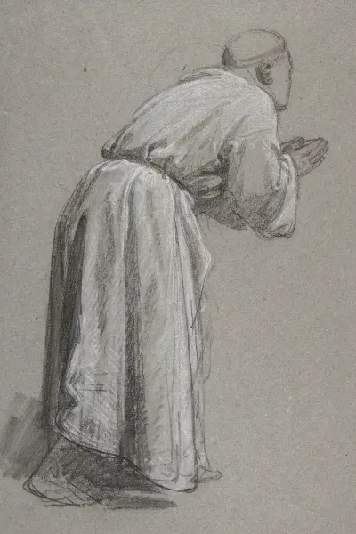 Cleric with Joined Hands av Isidore Pils