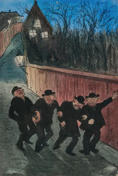 Night Walkers av Ivar Arosenius